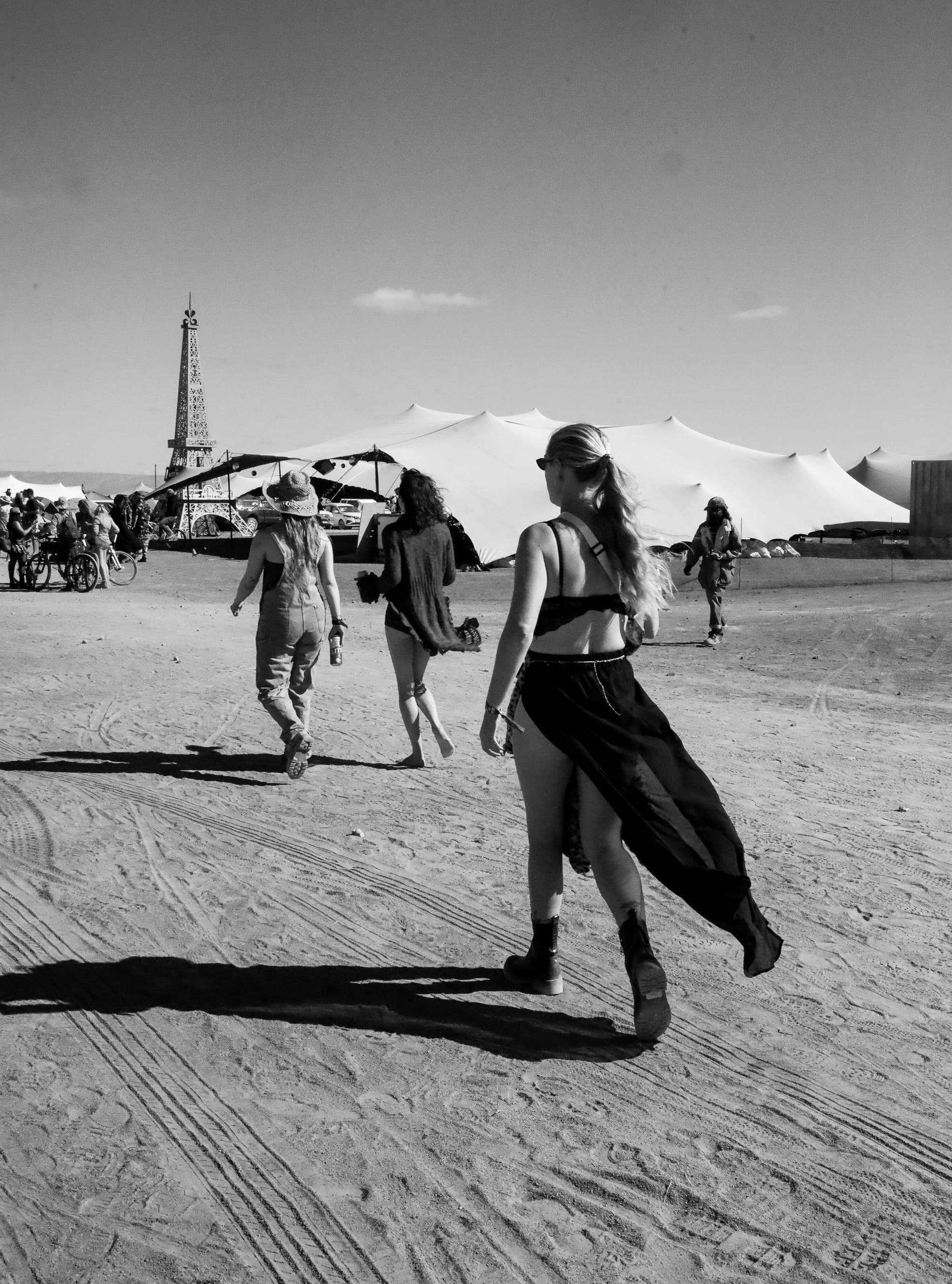 Walking back through the dust